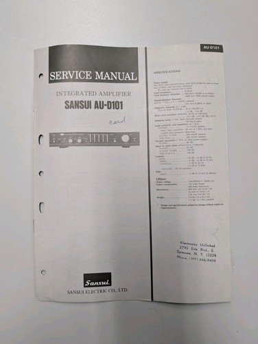 Sansui d101 amplificatore - sansui,