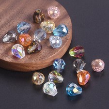 Perline sfuse vetro cristallo