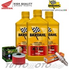 Tagliando HONDA XL 600 RM-LM 1985 1986 1987 Kit Olio Bardahl XTC Filtro Candela