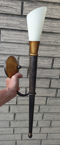 Hufnagel wandfackel leuchte - wandfackel,
