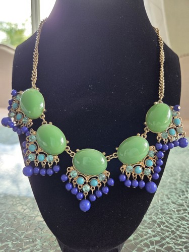 Collana tono oro blu - , e