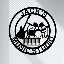 Insegna Metallo Sala Musica