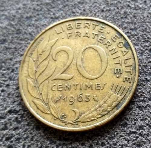 Monnaie france centimes - 20,