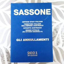 Sassone 2021 - GLI ANNULLAMENTI - Antichi Stati - 766 pag.