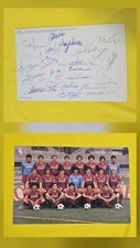 Foto ufficiale Torino calcio Barbero  1981-82 autografi originali della squadra