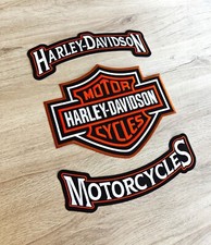 PACK dorsal Patch Harley Davidson motorcycles XXL écusson biker moto 🏍️