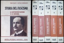 Storia del fascismo - 5 VOLUMI - Rauti, Sermonti - Centro Editoriale Naz., 1976