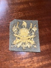 Scudetto ricamato  Fregio Stato Maggiore Esercito Italiano  anni '50/60