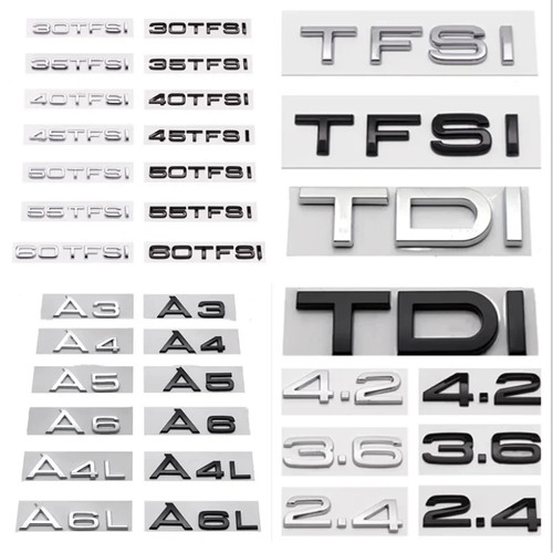 Audi tfsi tdi emblemas numeri - tfsi,