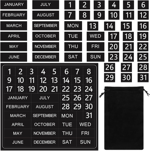 Pezzi calendario numeri - calendario,
