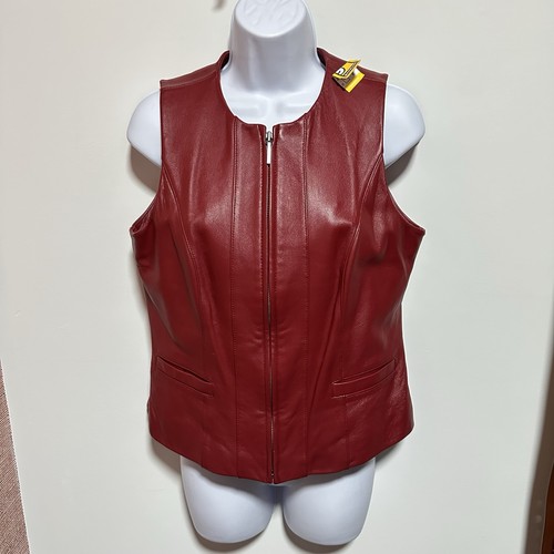 Ottimo gilet vintage pelle - gilet,