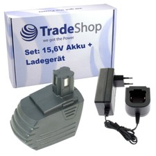 Set: batteria Ni-Mh 15,6V 3300mAh + caricabatterie sostituisce Hilti SFB150 SFB151 SFB155
