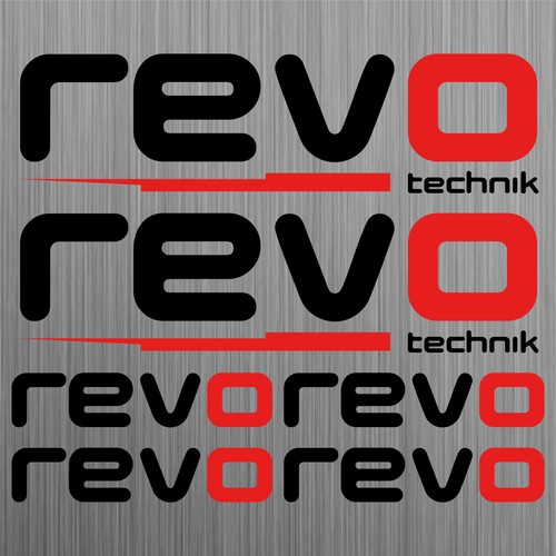 Revo technik adesivi sticker - adesivi,