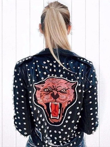 Toppe giacca biker zara tiger - zara,