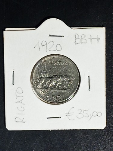 Moneta regno italia 1920 leoni - moneta,