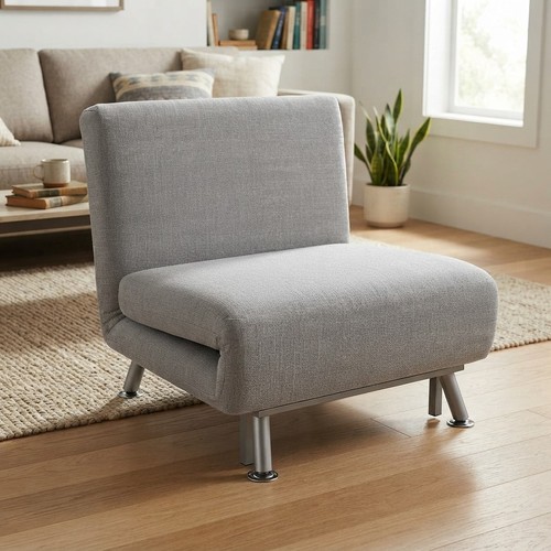 Divano letto pieghevole grigio - divano,