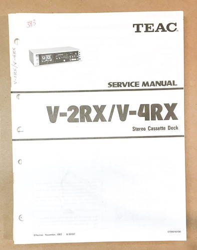 Teac 2rx 4rx cassetta - v-4rx,