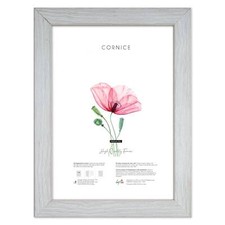 Cornice portafoto legno parete Shabby GREY grigia foto stampe poster quadri