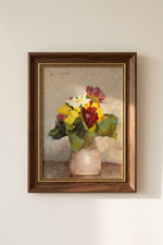 Dipinto olio originale fiori