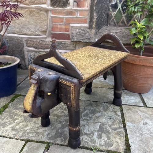 Sgabello elefante legno - elefante,