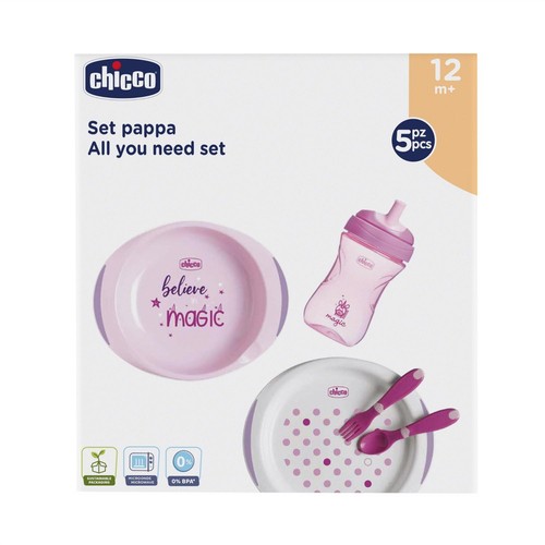 Chicco set pappa 12m - chicco, 12m+