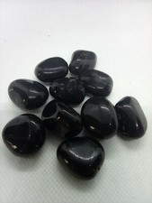 Onice nera   burattati burattato minerali  Cristalloterapia  chakra  