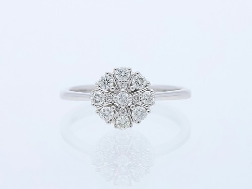 Anello halo diamanti - anello,