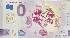 Billet euro steamboat willie - euro,