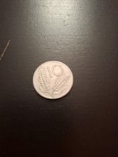 10 Lire Del 1955 Con Errore  Senza Marchio Del Conio