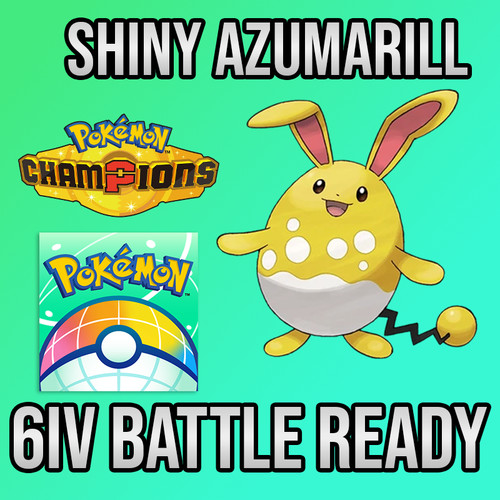 6iv shiny azumarill battle - shiny,