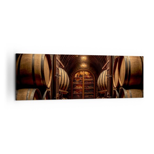 Quadro tela 160x50cm vino - quadro,