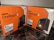 Hard disk esterno Maxtor One Touch 4 500G/1TB per PC e Mac USB 2.0 nuovo lotto 2