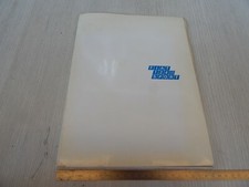 CARTELLINA STAMPA ORIGINALE FIAT 124 SPORT coupé e spider 1400 1600