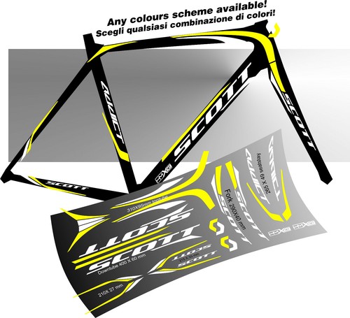 Scott addict adesivi stickers - addict,