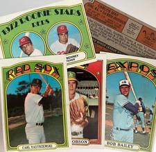 1972 Topps Baseball Singles -