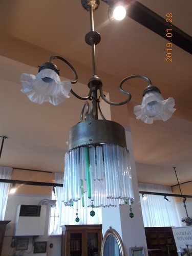 Antico lampadario originale - antico,