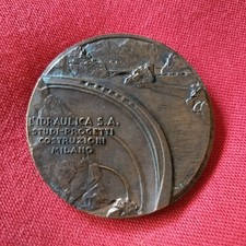 CENTRALE IDROELETTRICA MEDUNA PORDENONE MEDAGLIA 1951 (MM.60) #CASS6