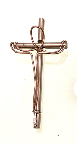 Crocifisso fatto mano - crocifisso,