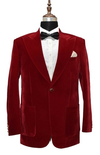 Giacca fumo rossa - fumo, uomo