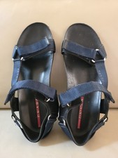 Prada sandali moda uomo nero e