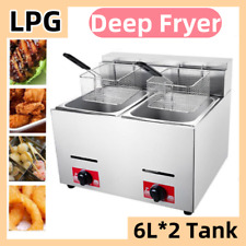 6L*2 LPG Fat Chip Frying