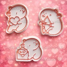 Capibara cuori San Valentino