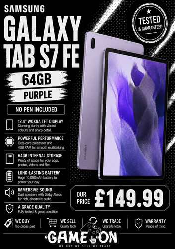 Samsung galaxy tab 64gb - galaxy, fe