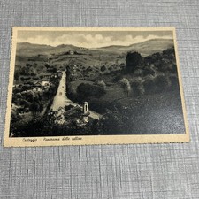 CARTOLINA DI CASTEGGIO (PAVIA)-PANORAMA DALLE COLLINE 1941-LOMBARDIA