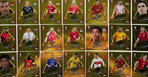 Adesivi topps euro 2024 - 2024, gold