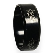 (8) Elegante anello in acciaio