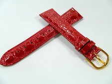 CINTURINO OROLOGIO ROSSO 20 mm