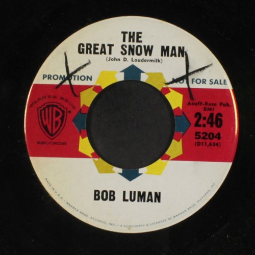 Bob luman the great snow - great, man