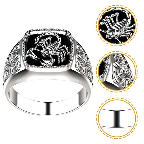 Anello scorpione lega - anello,