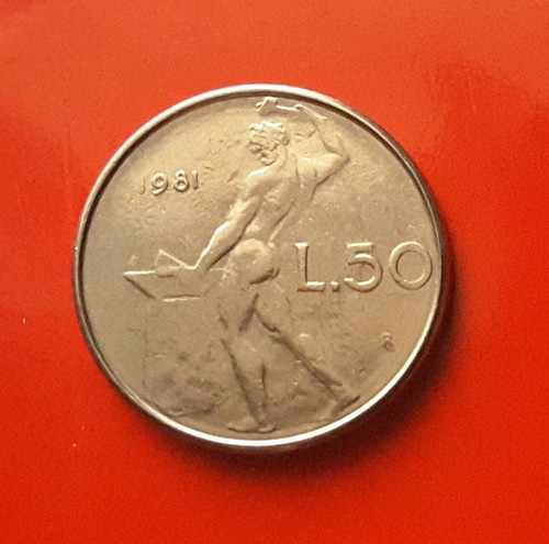 Lire 1981 gommata con - 50,